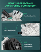 AC Compressor CO 1697C for Volkswagen Beetle Jetta Passat (2016–2017)
