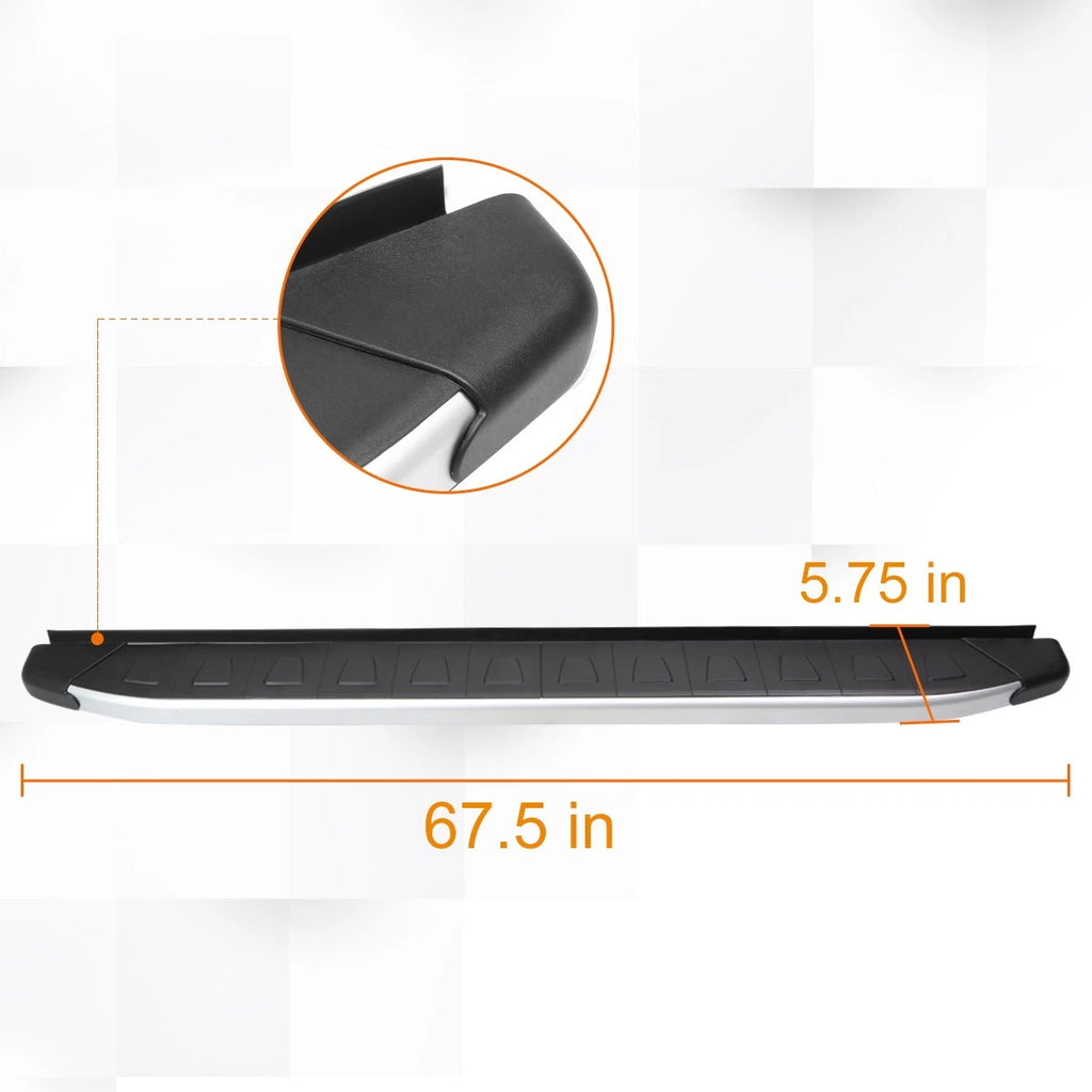 Set of 2 Aluminum 5.75" Side Step Nerf Bars for Hyundai Tucson (2010–2015)