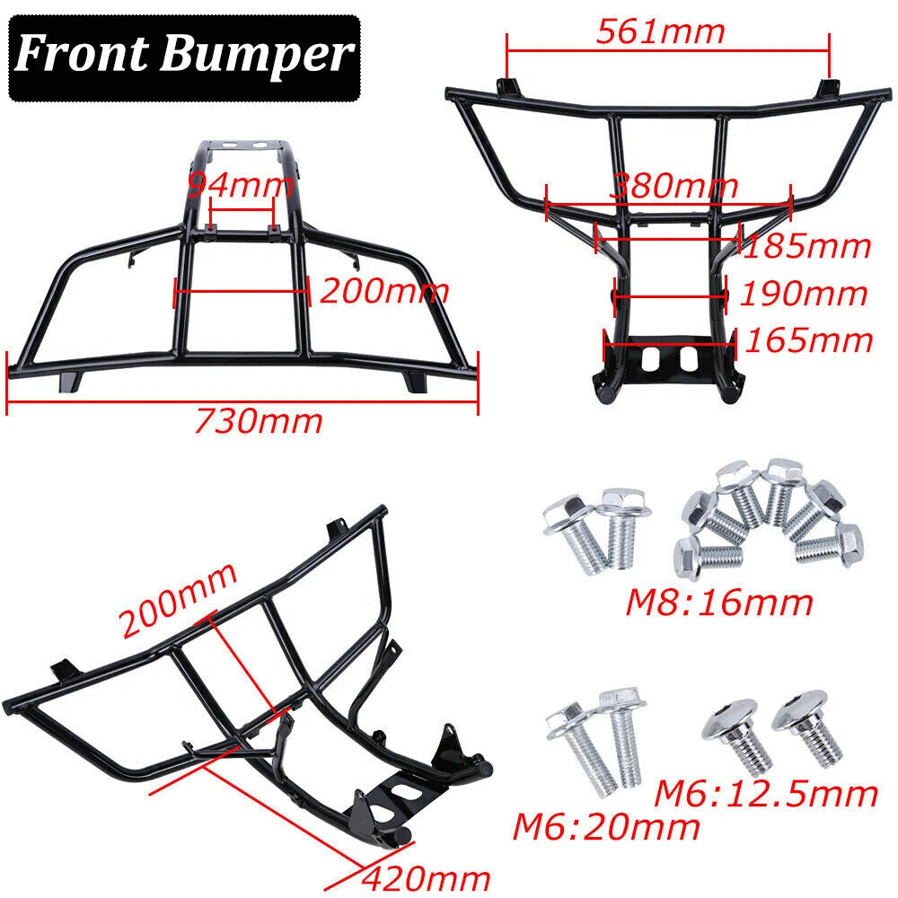 Front Rack Carrier & Bumper Set for Honda Recon 250 TRX250 (2005–2025)