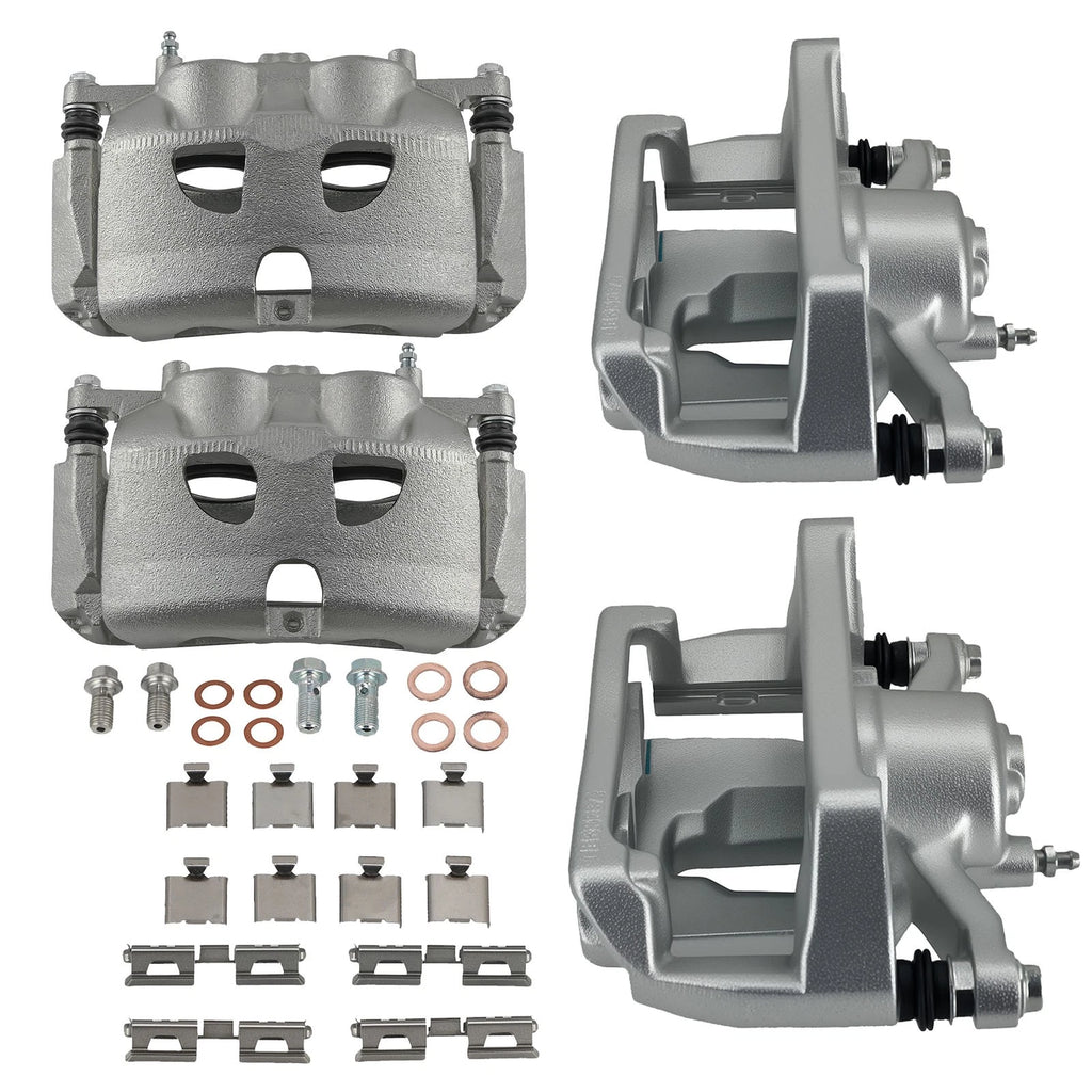 Set of 4 Brake Calipers for Ford F-150 LOBO (2012–2016) with Bracket
