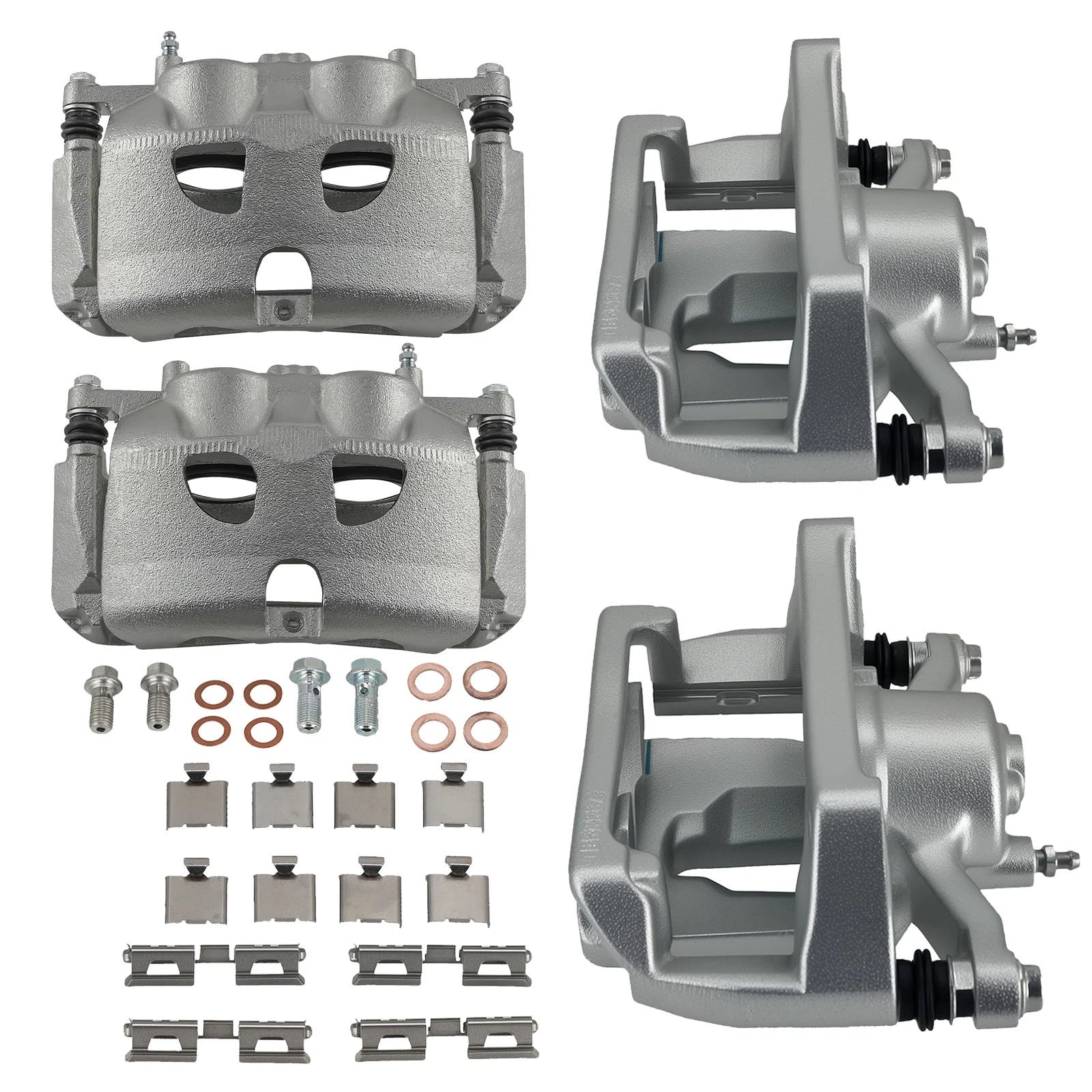 Set of 4 Brake Calipers for Ford F-150 LOBO (2012–2016) with Bracket