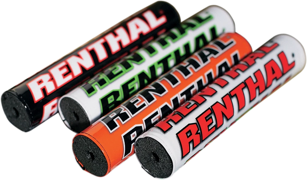 Renthal SX Crossbar Pad for (10", White/Red, P263)