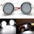 High Power White LED Side Mirror Puddle Lights for Ford F-150 & Edge (2007–2020)