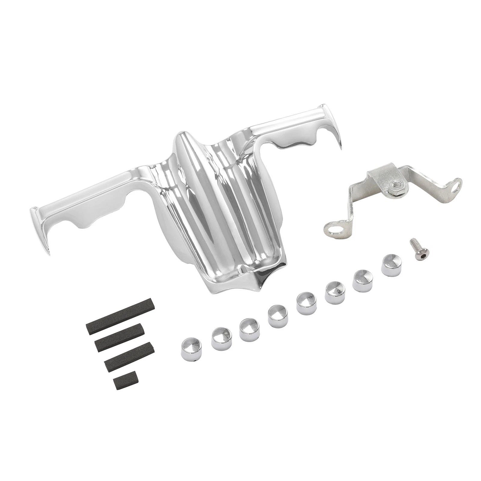 Chrome Tappet Block Accent for Harley Softail Low Rider Street Bob (1999–2017)