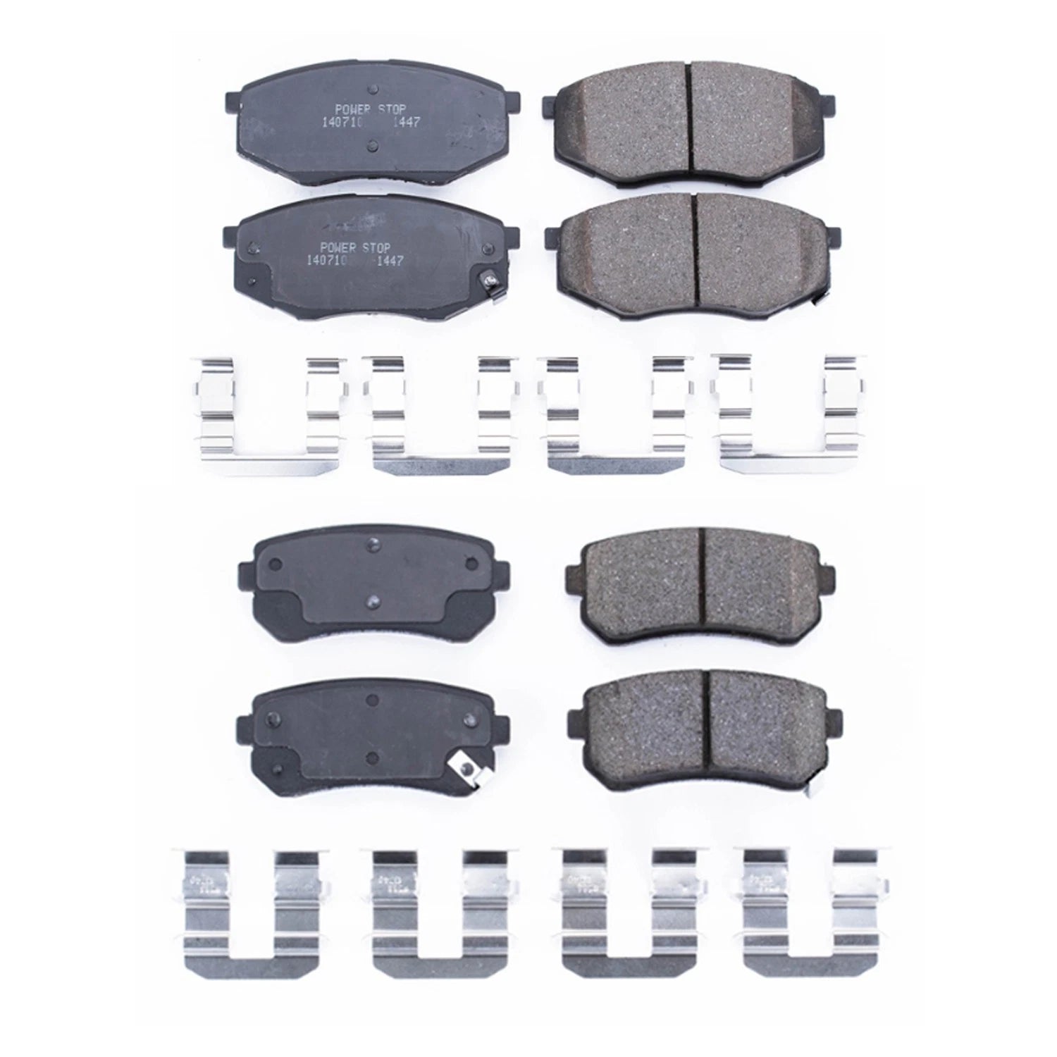 PowerStop Front & Rear Euro Carbon Fiber Ceramic Brake Pads Kit for Sportage (2011–2021)