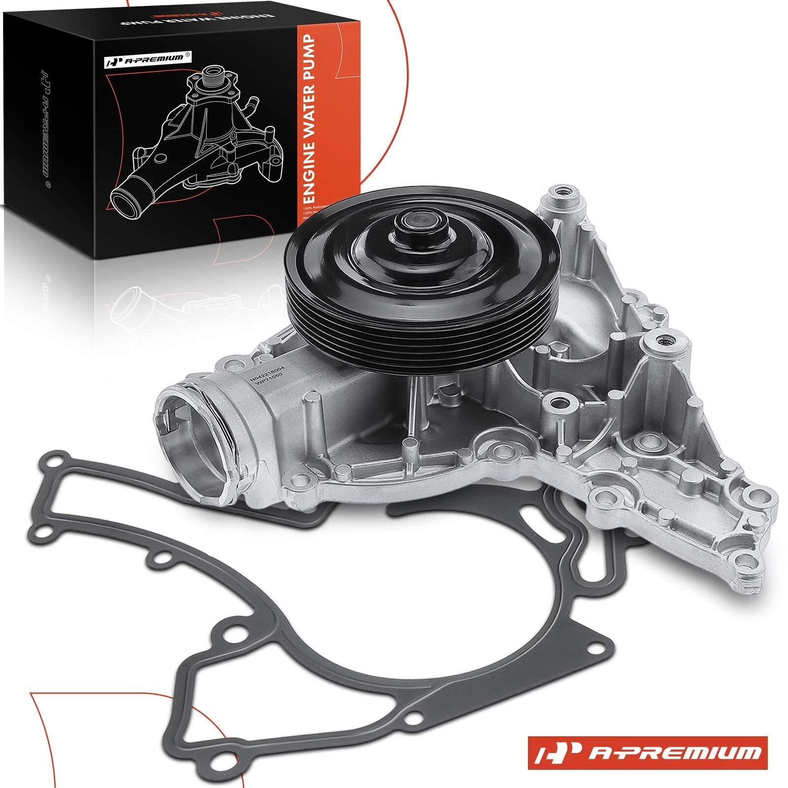Water Pump with Gasket for Mercedes-Benz E550 (2007–2011)