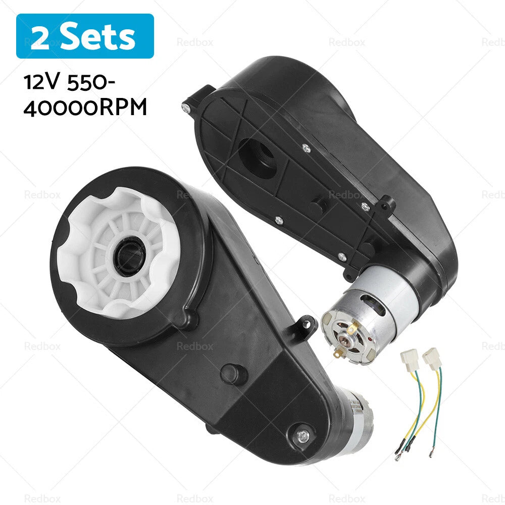 Electric Motor Gear Box for Ride On Bike Car (12V 40000RPM)