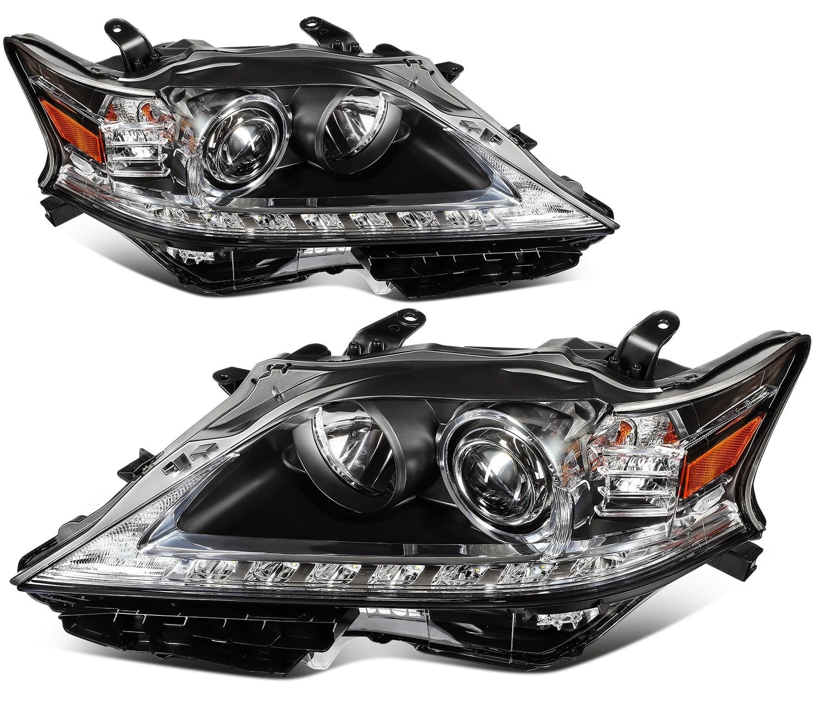 Headlamp Assembly Pair for Lexus RX350 RX450h (2013–2015) Projector
