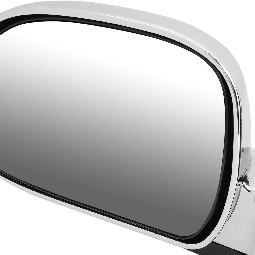 Left Side View Mirror for Chevy S10/GMC Sonoma (1994–1997) OE Style Chrome