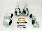 Chrome Spike Air Cleaner Intake Filter for Suzuki Boulevard M109 (2006–2023)