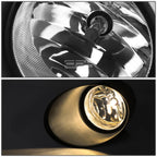 Clear Lens Fog Light Lamp Set for Toyota Tundra (2007–2013)