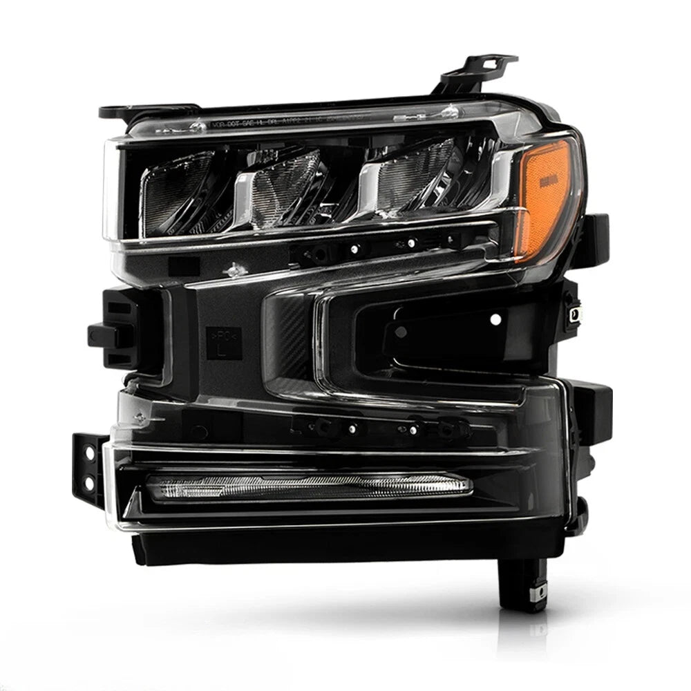 LED Headlight for Chevy Silverado 1500 (2019–2022) w/Halogen Signal, Left