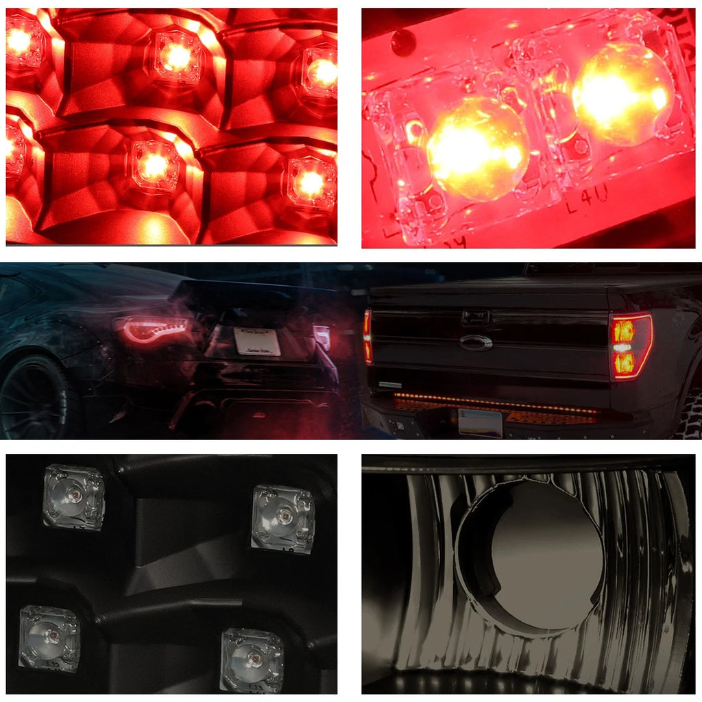 Full LED Tail Light Brake/Reverse Lamp Pair for Dodge Ram Pickup (1994–2002)