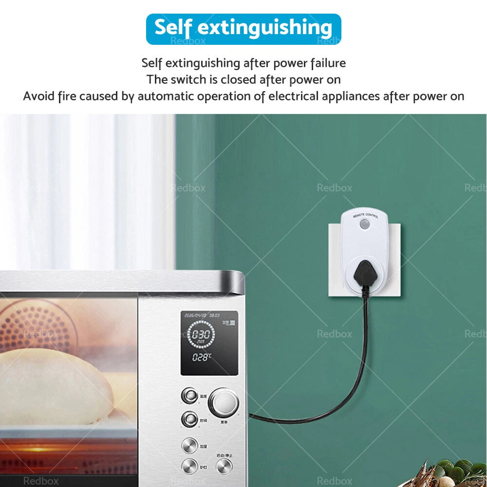 1/5 Pack Wireless Power Switch Mains Sockets Remote AU Plug