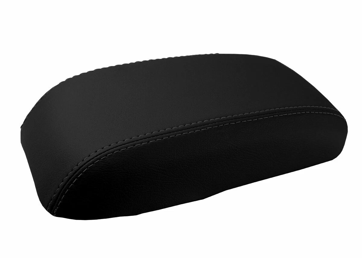Leather Console Lid Pull Over Armrest Cover for Dodge Neon (2000–2005) Black