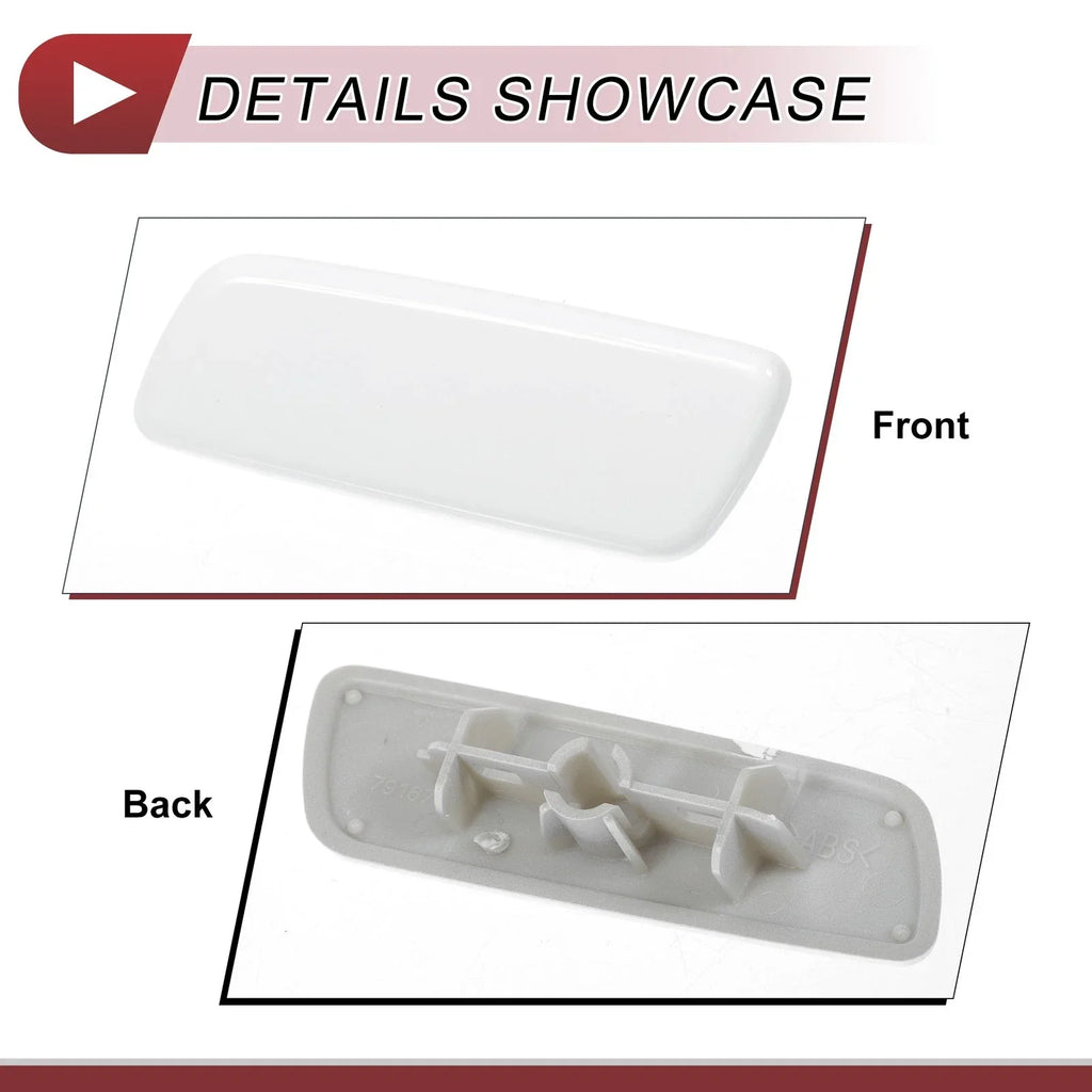 Front Left Washer Nozzle Cover for Lexus RX350 (2010-2013) - White 1 x Cap