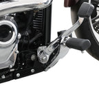 Black Extended Reach Forward Control Kit for Harley Sport Glide Fat Bob (2018–2023)