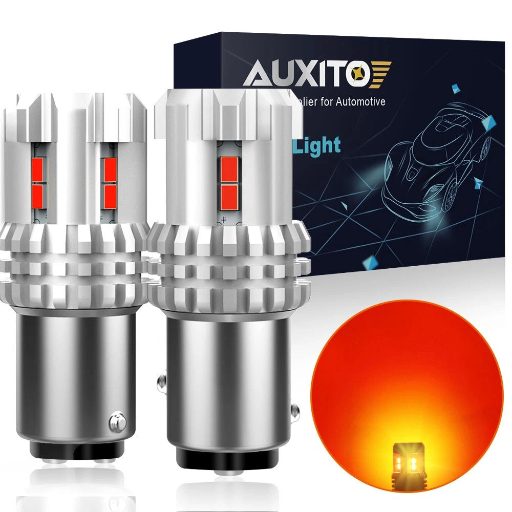 2X LED Brake Stop Tail Light Bulbs for Car 1157 Bay15d (12V)