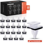 Set of 20 Rocker Pillars Floor Retainer Clips for Honda