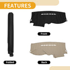 Dashboard Cover for Ford Focus 2 MK2 (2005–2011) Black Anti-Slip