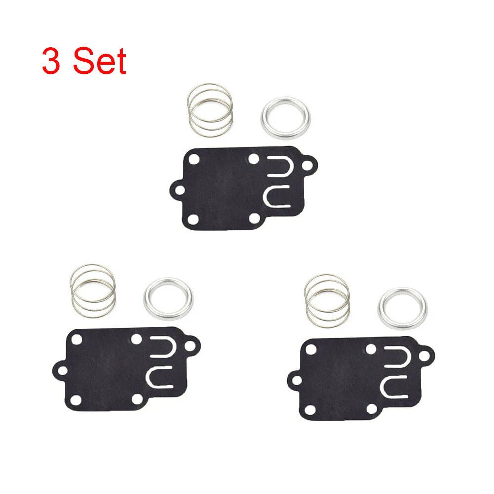 Set of 3 Carburetor Repair Kits for Briggs & Stratton (270026, 272538, 272538S, 272637, 5021)