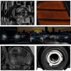 Headlight Lamp Replacement for Nissan Altima (2000–2001) Smoked Housing