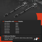 2X Front Inner Tie Rod Ends for Nissan Altima (2013–2018) Maxima (2016–2023)