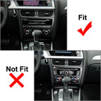 Carbon Fiber CD Panel Cover Trim for Audi A4 A5 Q5 B8 B7 (2009-2016)