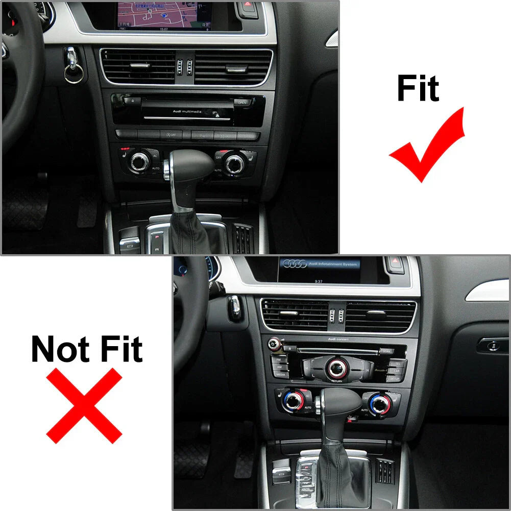 Carbon Fiber CD Panel Cover Trim for Audi A4 A5 Q5 B8 B7 (2009-2016)