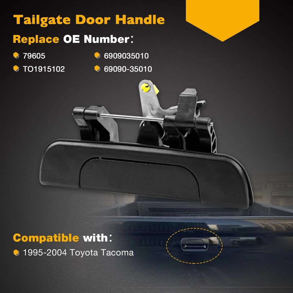 Tailgate Door Handle Lock Cylinder Key for Toyota Tacoma (1995-2000)