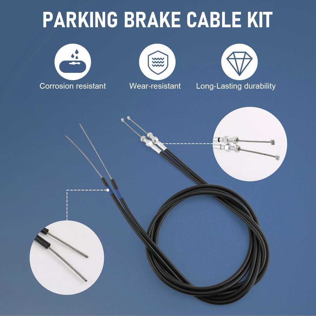 Emergency Parking Brake Cable Kit for Universal Vehicles