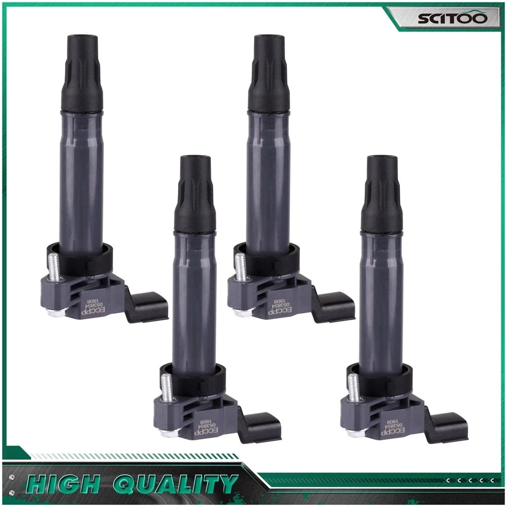 Set of 4 Ignition Coils for Chevrolet Spark 1.2L (2013–2015)