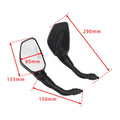 Set of 2 Rearview Mirrors for Bajaj Pulsar NS200 NS160 Dominar 400