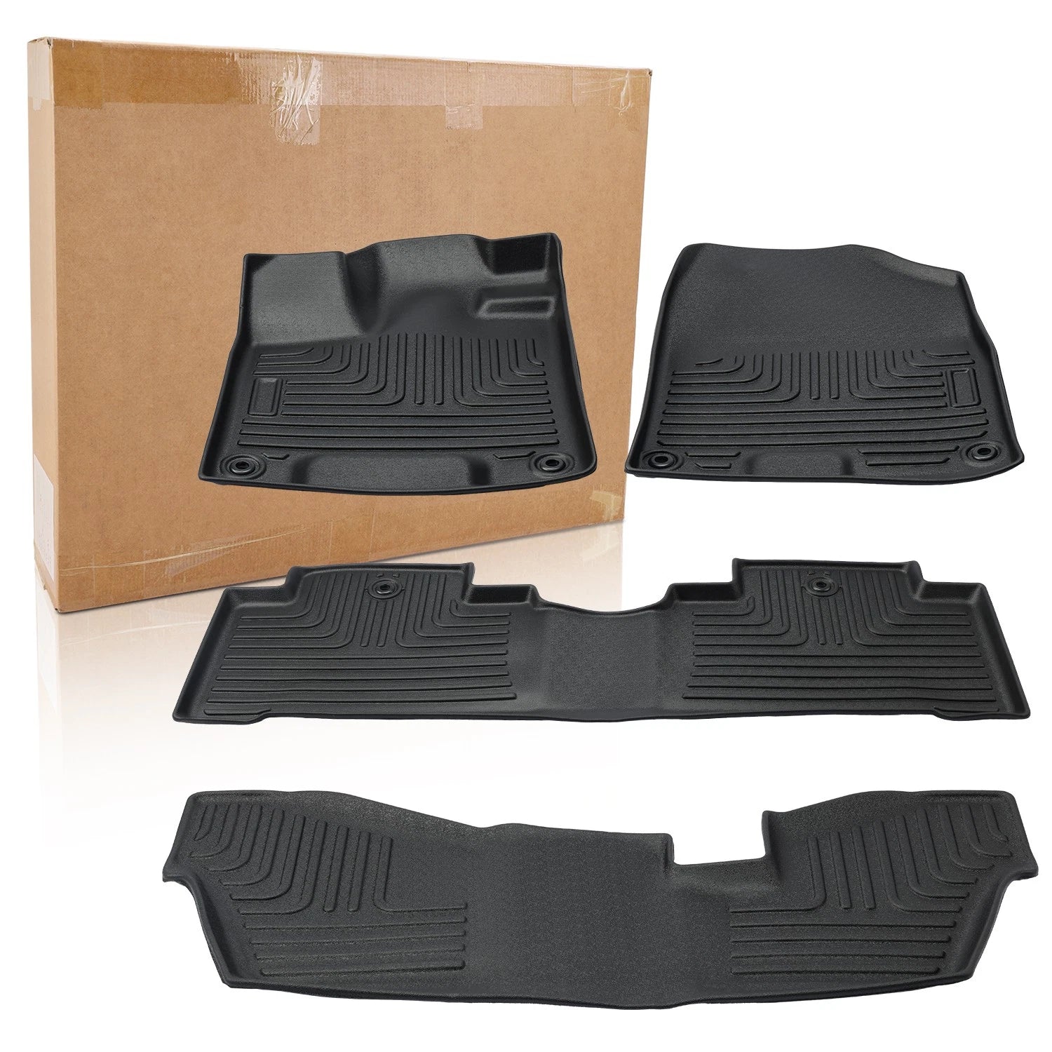 Set of 4 All Weather TPE Floor Mats for Acura MDX (2014–2020)