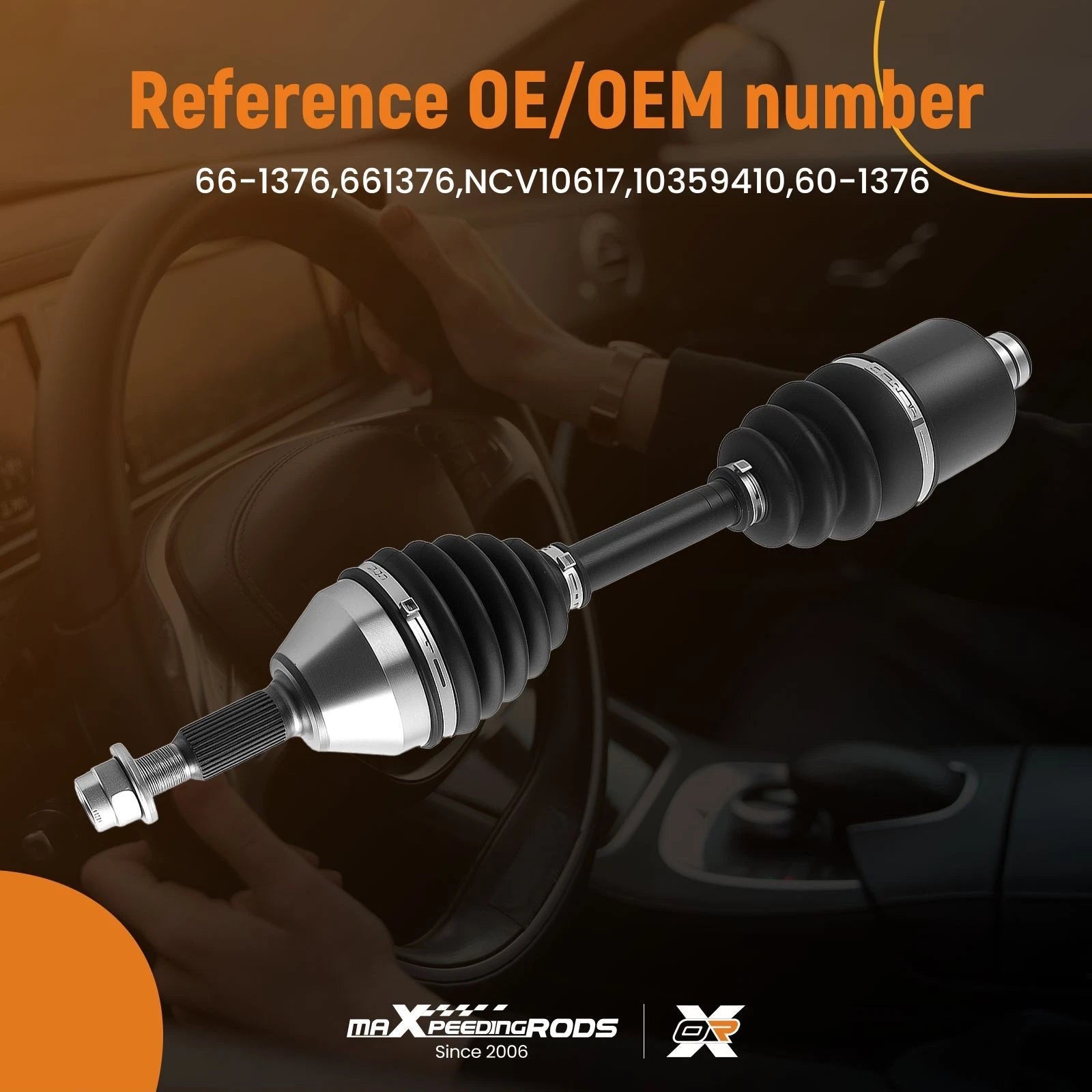 Front CV Axle Shaft Driver/Passenger for Chevy Cobalt HHR Saturn Ion (2007–2010)