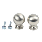 Champagne Bronze Cabinet Knobs Set of 4 Zinc Alloy 0.95 Inch