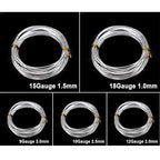 5M Aluminium Craft Wire Set (1/1.5/2/2.5/3mm) for DIY Projects