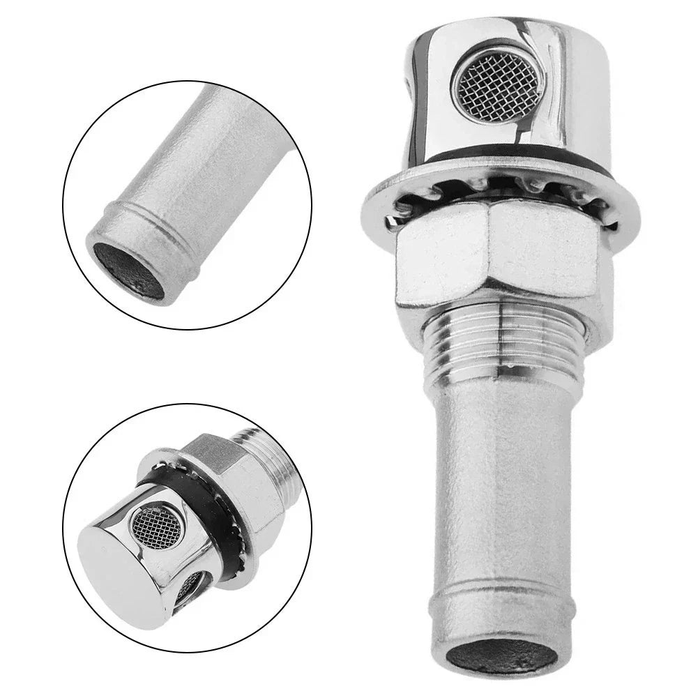 Through Hull Fuel Tank Vent Stainless Steel for Engine Performance