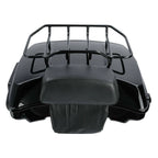 Black Razor Trunk Backrest Luggage Rack for Harley Touring Road Glide (2014–2026)