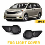 2X Fog Light Covers for Toyota Sienna (2011–2017) H