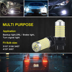 2X AUXITO 3157 3156 LED Bulbs for Various Vehicles (EXC)