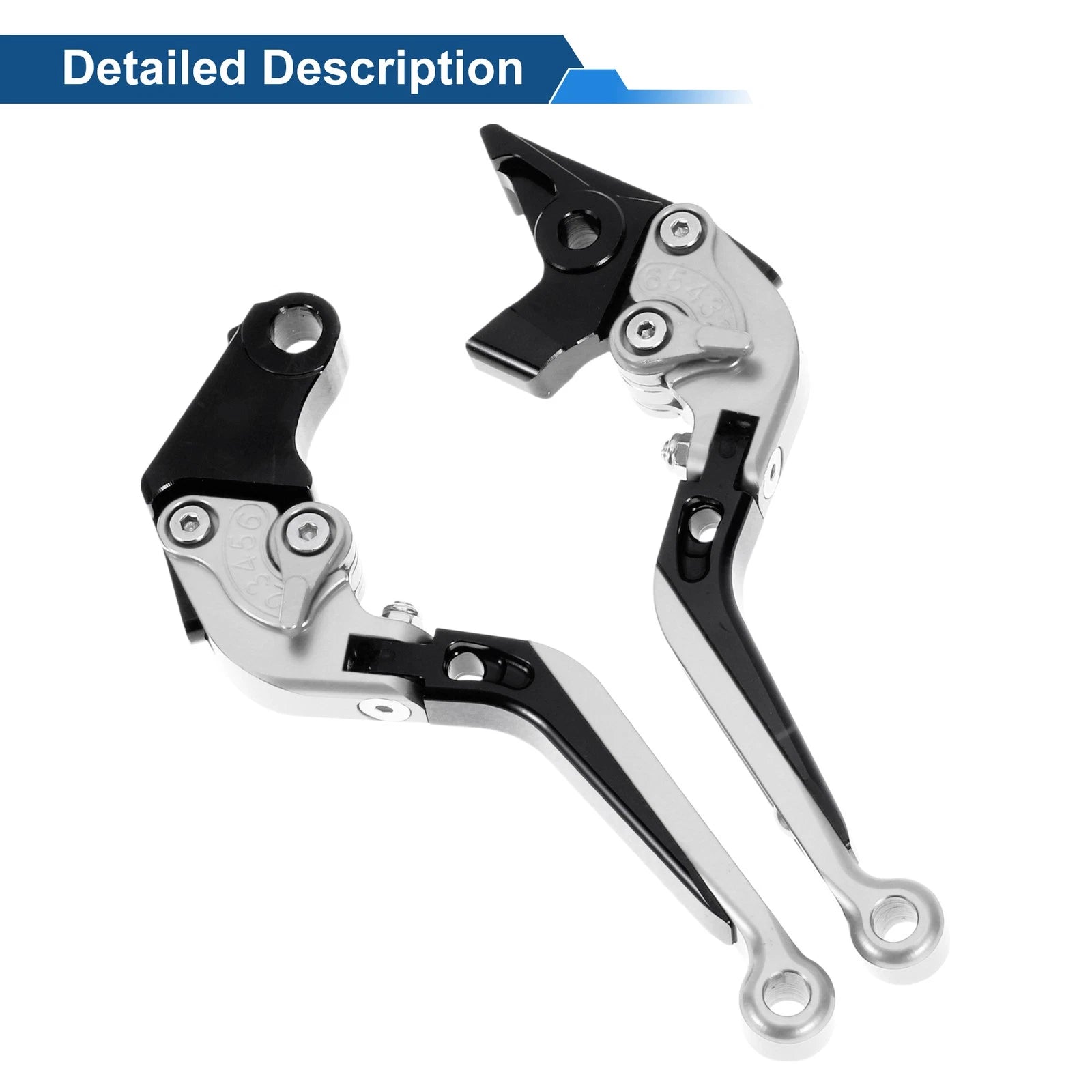 Adjustable Brake Clutch Lever for Honda X11 (1999–2002) Silver Black