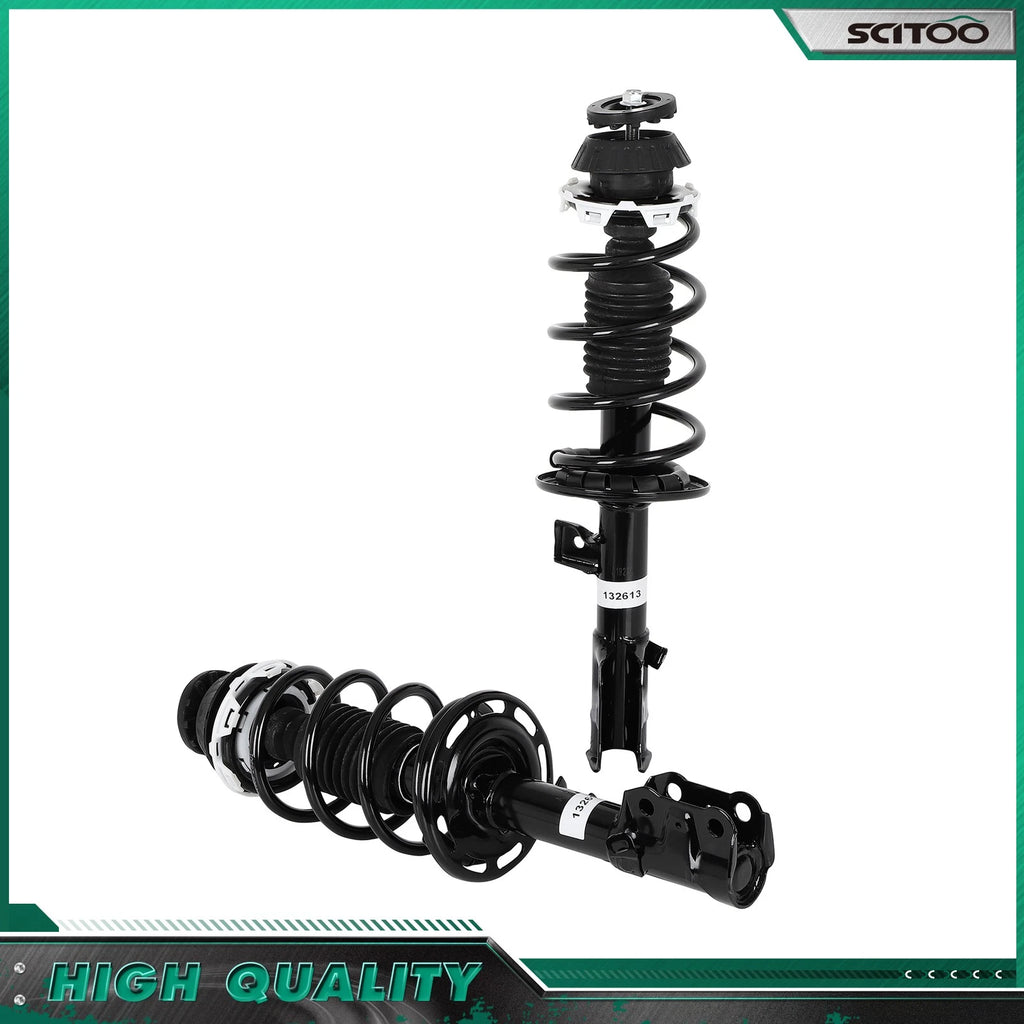Pair Front Complete Strut & Coil Spring Assembly 22134279 for Honda Fit (2006–2008)