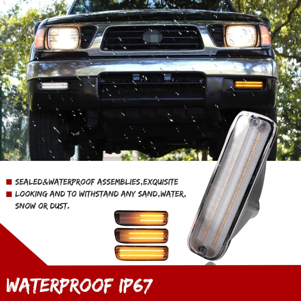 Chrome Clear LED Signal Parking Light for Toyota Tacoma (1995–2000)