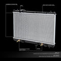 Aluminum Core Radiator for Dodge/Plymouth Neon 2.0 (2000–2004) DPI 2362