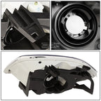 Headlight Headlamps for Chevy Cobalt Pontiac G5 Pursuit (2005–2010) Black Amber
