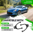 Front Upper Camber Control Arms for Nissan 350Z (2003–2009) Infiniti G35 (2003–2007)