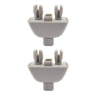 Set of 2 Sun Visor Hook Clips for VW Passat (2012–2015) 6R0-857-561-Y20