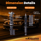 Coilover Shocks Kit for Ford Mustang (2005-2014) 24 Way Adjustable