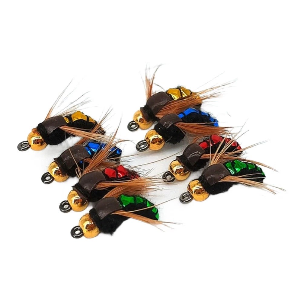 8Pcs Fly Fishing Lures for Bass and Trout (4.2cm)
